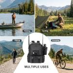 WANOON 45L Fishing Tackle Backpack with Rod Holders