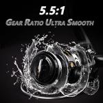 Fishdrops Lightweight Spinning Reel with High Speed