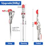 Stainless Steel Automatic Fishing Rod Holder 2 Pack