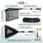 SEASPRO Foldable Fishing Net with Telescopic Handle