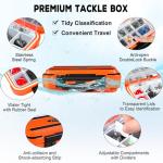 Plusinno 253-Piece Fishing Tackle Kit and Accessories