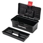 Lockable 13-Inch Fishing Tool Box in Red/Black