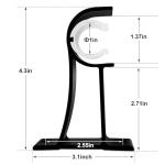 KOLAKO Heavy Duty Curtain Rod Bracket Set