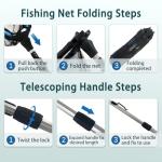 SEASPRO Foldable Fishing Net with Telescopic Handle