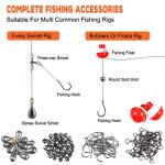 Plusinno 253-Piece Fishing Tackle Kit and Accessories