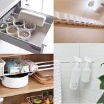 Adjustable Black Spring Tension Curtain Rod 28-43 Inch