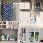 Adjustable Black Spring Tension Curtain Rod 28-43 Inch