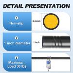 Adjustable Stainless Steel Shower Curtain Rod 31-68 Inch