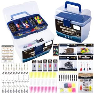 Goture 281PCS Fishing Tackle Box with Lures