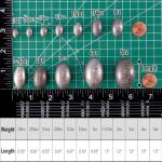Dr.Fish Oval Egg Sinker Weights 3/4oz - 20 Pack