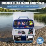 Goture 281PCS Fishing Tackle Box with Lures