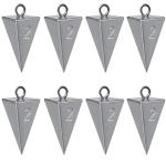 Durable Pyramid Sinkers for Freshwater and Saltwater Fishing