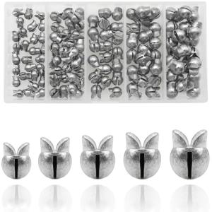 Lead Split Shot Fishing Weights - 120 Pieces