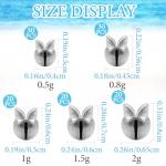 Lead Split Shot Fishing Weights - 120 Pieces