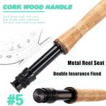 Sougayilang 9ft Fly Fishing Rod - Travel-Friendly