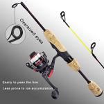 Aventik Ultralight Ice Fishing Rod and Reel Combo