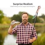 Glow Metal Fishing Lures with Fun Spinners