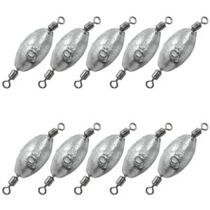Uenhoy 10 Pack Trolling Weights with Swivels 30g