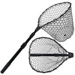 SEASPRO Adjustable Telescoping Fishing Net - Black