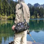 Sougayilang Fishing Tackle Bag - Water Resistant Green