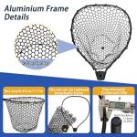 SEASPRO Adjustable Telescoping Fishing Net - Black