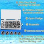 150 Round and Removable Fishing Weights in 5 Sizes