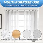 Adjustable Stainless Steel Shower Curtain Rod 31-80 Inch