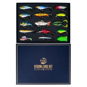 HALF CRESCEN Fishing Lures Kit for Bass & Trout