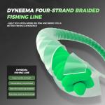DWLIFE 8LB-100LB Braided Fishing Line, Zero Stretch