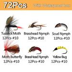 72-Piece Fly Fishing Kit with Waterproof Box