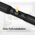 Heavy-Duty Adjustable Tension Curtain Rod