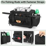 Waterproof Fishing Tackle Bag with Rod Holder