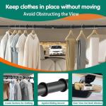 Adjustable Car Clothes Hanger Rack, 30-62 Inches