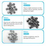 200PCS Removable Split Shot Fishing Weights