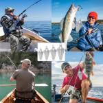 Pyramid Fishing Sinkers for Ocean Casting 1oz-10pcs