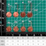 Dr.Fish Extra Long Red Hooks for Freshwater Fishing