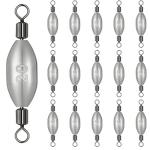15pcs Inline Trolling Weights for Fishing