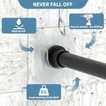 UAREP No-Drill Waterproof Shower Rod Holders