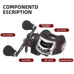 7.2:1 Gear Ratio Fishing Reel for Freshwater & Saltwater