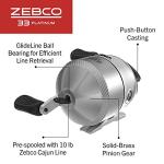 Zebco 33 Platinum Spincast Reel and Rod Combo