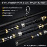 PLUSINNO Telescopic Fishing Rod and Reel Combo