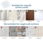 UAREP No-Drill Waterproof Shower Rod Holders