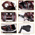 7.2:1 Gear Ratio Fishing Reel for Freshwater & Saltwater