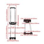 RDEXP 51cm Telescopic Handle for 20-Inch Suitcases