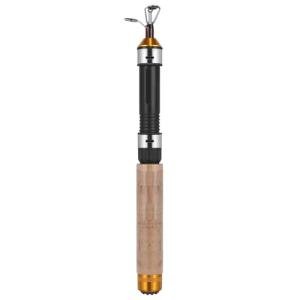 NUOBESTY Portable Telescopic Ice Fishing Rod 25.6 Inch
