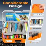 PLUSINNO Fishing Tackle Box with Complete Gear