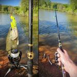 PLUSINNO Telescopic Fishing Rod and Reel Combo