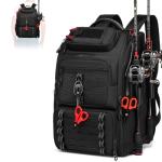 40L Fishing Tackle Backpack with Rod Holders