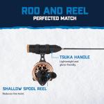 Clam Spooler Elite Combo Ice Fishing Rod and Reel