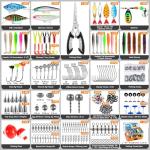 PLUSINNO Fishing Tackle Box with Complete Gear